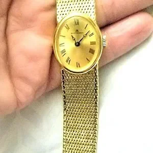 Bucherer Gold Swiss made Stunning 17 jewel watch Vintage Bucherer Swiss Made 17 Jewel Watch: Gold & Silver  main image 3